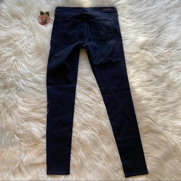 Ag Adriano Goldschmied the middi mid-rise jeans dark wash size 29 - Picture 3 of 7